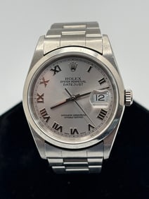 Rolex Datejust 16200 Stainless Steel 36mm Watch Box Papers