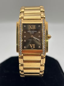 Patek Philippe Twenty~4 18k Gold Diamond Watch