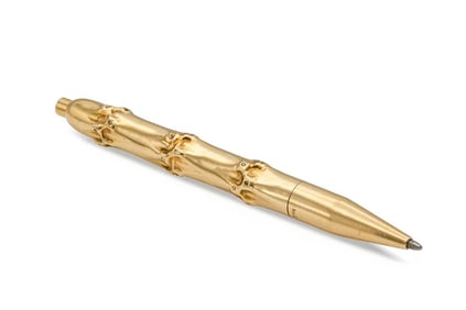 Estate Tiffany & Co. 14k Gold Bamboo Pen