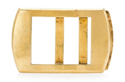 Art Deco 1930s Cartier 18k Yellow Gold Belt Buckle
