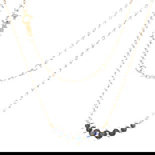 14k Yellow Gold Blue Sapphire Necklace: Elegant 14K yellow gold necklace featuring a vivid blue sapphire on a fine chain with adjustable extender rings. Timeless and versatile design. - Blue Sapphire approx. 0.70 carats - 14K yellow gold, a