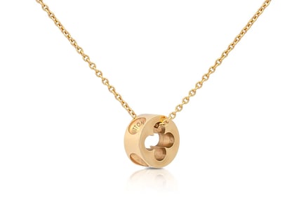 Louis Vuitton 18k Rose Gold Empreinte Pendant Necklace