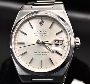 Rolex Oysterquartz Datejust 17000B, Stainless Steel, 36mm.