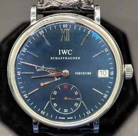 IWC Portofino 8-Day Blue Dial Watch