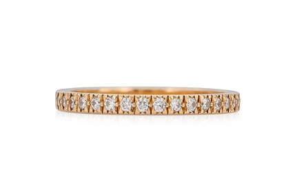 Tiffany 18k Rose Gold 0.40ct Diamond Band