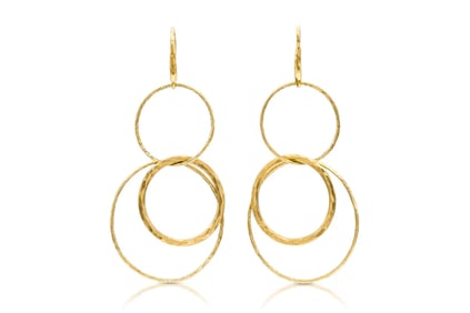 Tiffany 18k Paloma Picasso Hoop Earrings 8.5 Grams