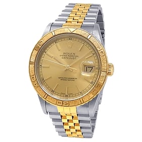 Rolex Turn-O-Graph 18k Gold Steel Watch 16263