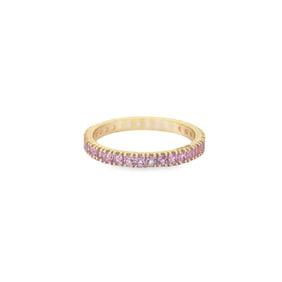 14KT Yellow Gold Pink Sapphire Ring