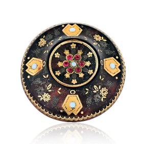 WEBB 18k Gold Victorian Brooch