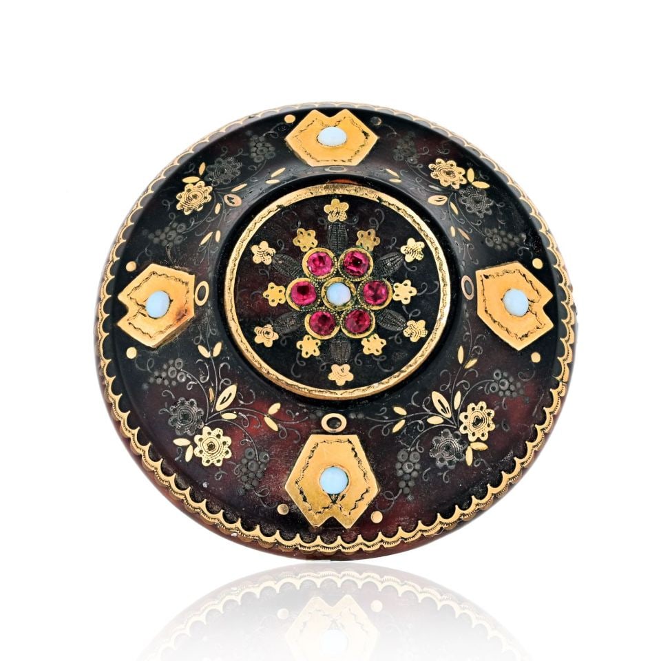 WEBB 18k Gold Victorian Brooch (1 of 4)