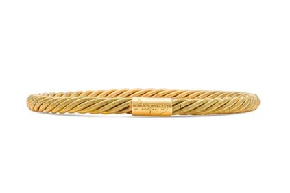 Asprey 18k Gold Bangle Bracelet
