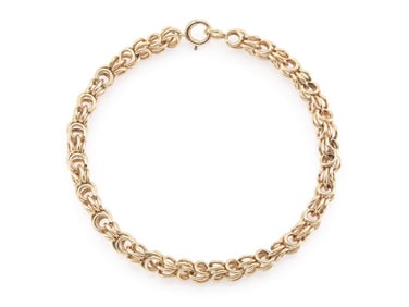 Vintage 14k Gold Link Bracelet