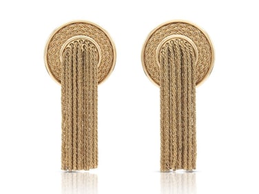 Yuri Ichihashi 14k Gold Tassel Earrings