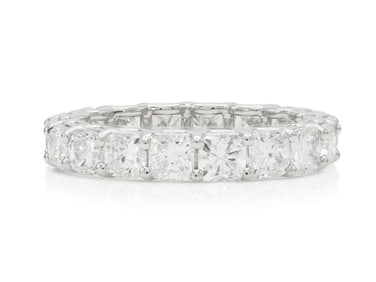 Platinum 3.60ct Diamond Eternity Band