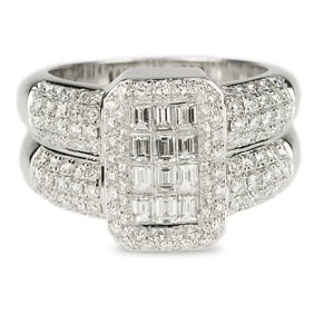Oliva 18k White Gold Diamond Ring