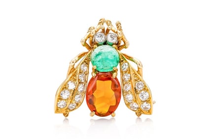 Van Cleef & Arpels 18k Gold Bee Brooch