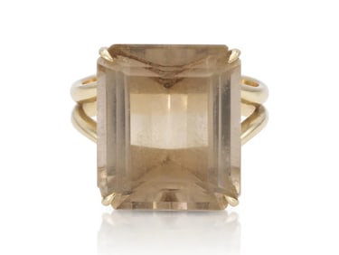 H. Stern 18k Gold 12ct Topaz Ring