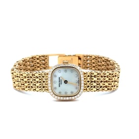 Patek Philippe 18k Gold Diamond Ladies Watch