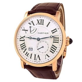 Cartier 18k Rose Gold Rotonde de Cartier 8 Days Power Reserve Watch