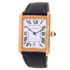 Cartier Tank Solo XL 18k Rose Gold Men's Watch