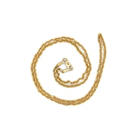 14k Gold Open Rolo Chain Necklace