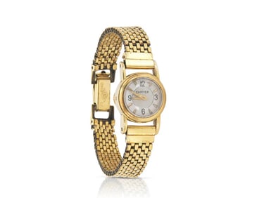 Cartier 18k Gold Retro 1940s Watch
