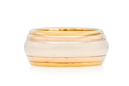 Cartier 18k Tri-Color Gold Band