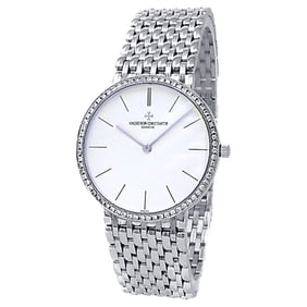 Vacheron Constantin 18k White Gold Diamond Vintage Ladies Watch