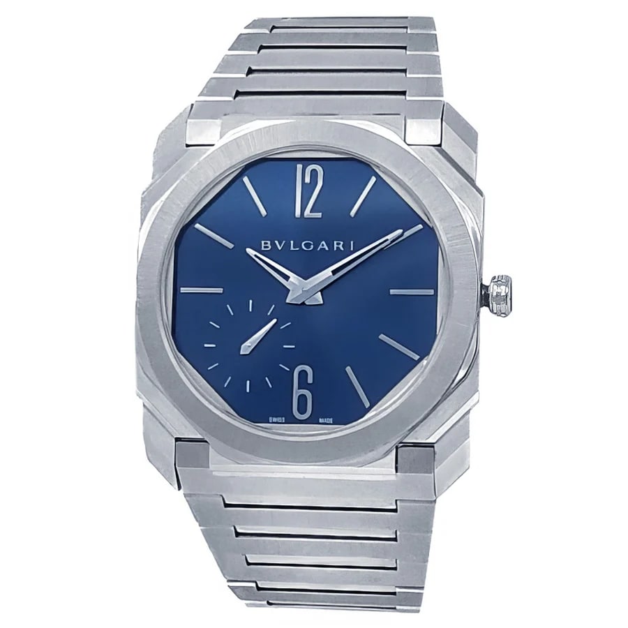Bvlgari Octo Finissimo Steel Blue Dial Automatic Men’s Watch (1 of 4)