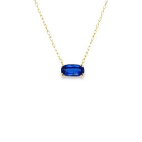 14k Yellow Gold Kyanite Necklace