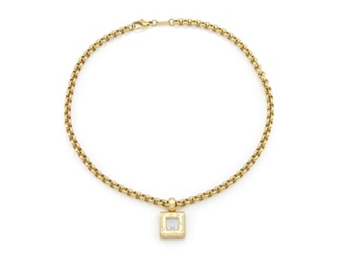 Chopard 18k Happy Diamonds Pendant Necklace