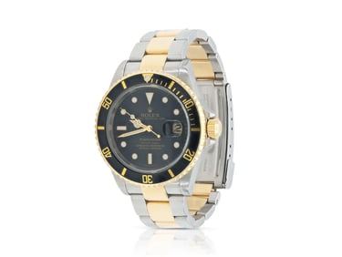 Rolex Submariner 18k Gold & Steel Black Dial 40mm
