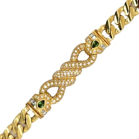 18k Chimento Tourmaline Diamond Bracelet