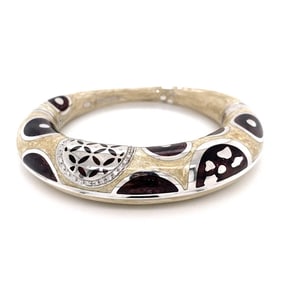 La Nouvelle Bague Enamel Diamond Bracelet