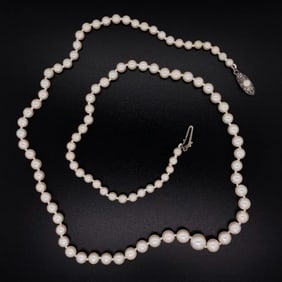 Mikimoto 7-3.5mm Pearl Strand Necklace 20"