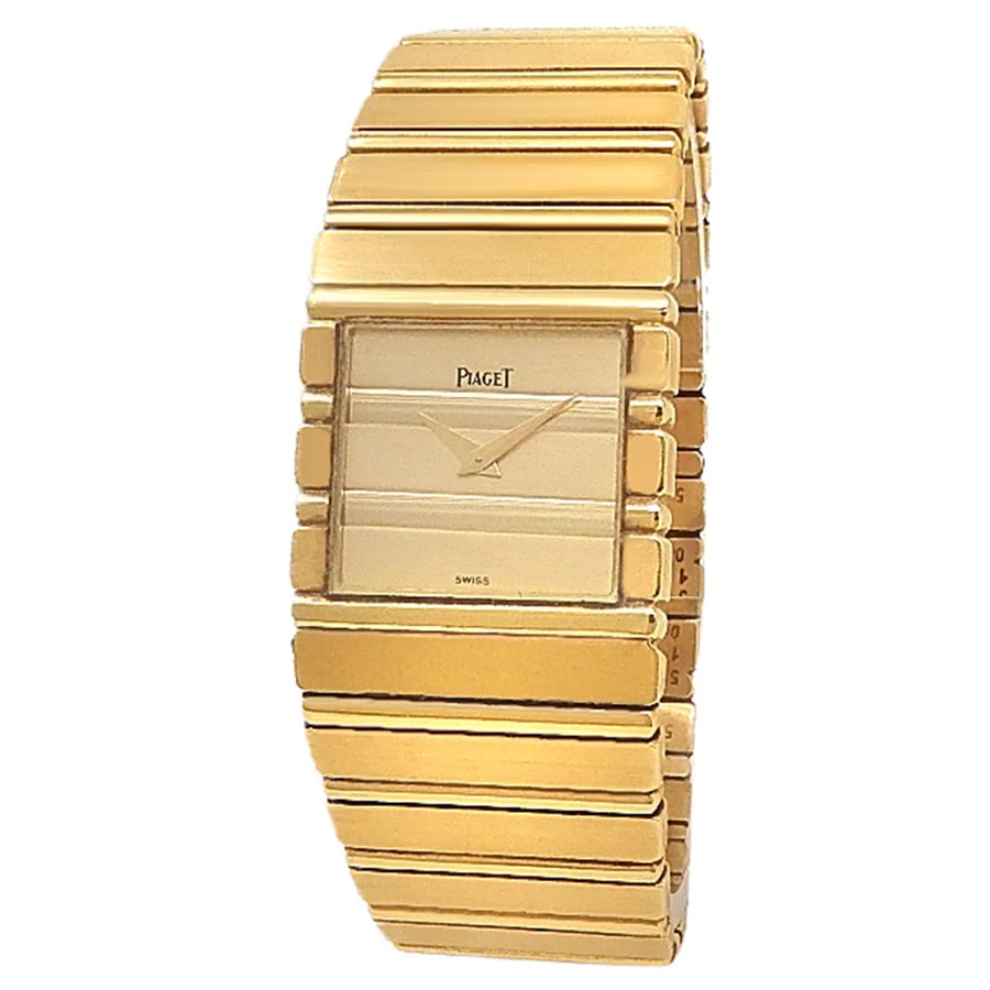 Piaget 18k Gold Polo Champagne Dial Watch (1 of 4)