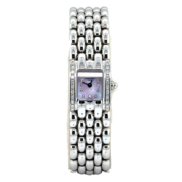 Chaumet Steel Diamond MOP Ladies Watch (1 of 1)