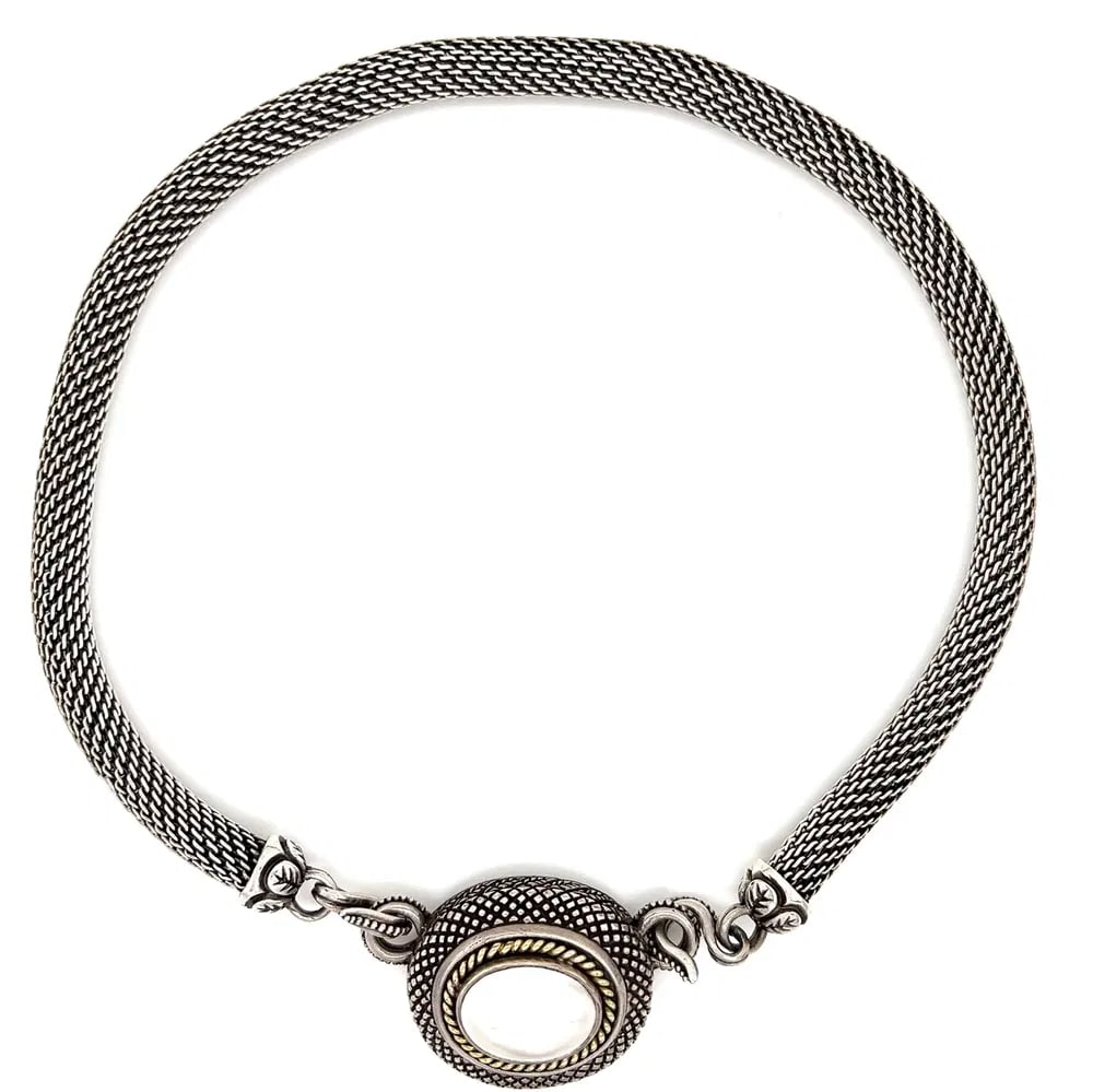 Stephen Dweck Sterling Mabe Pearl Pendant (1 of 4)