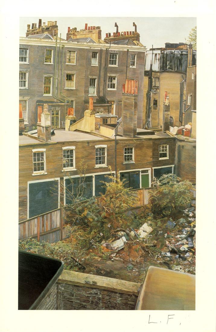 LUCIAN FREUD - Wasteground with Houses, (1 of 1)