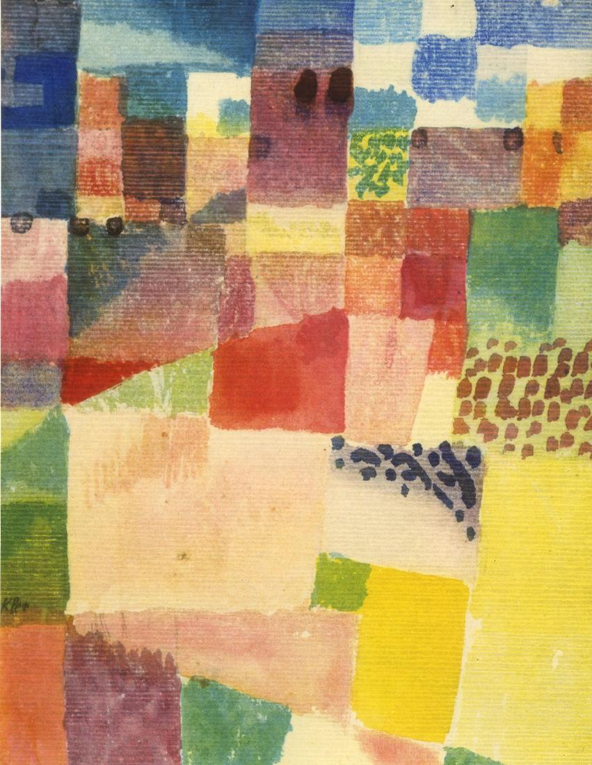 PAUL KLEE - Hamammet Theme ["Motiv aus Hamammet"] (1 of 2)
