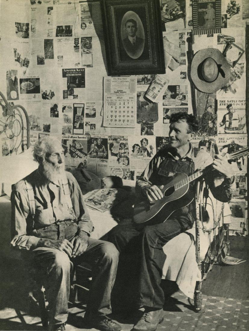 MARGARET BOURKE-WHITE - Marshall, Arkansas: Margaret Bourke-White (American, 1904 - 1971). "Marshall, Arkansas". Original vintage photogravure. 1936. Printed 1937. Stamped with the photographer's name, verso. Edition unknown, presumed small. Hi