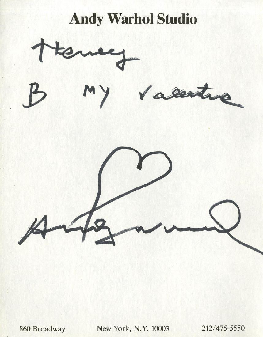 ANDY WARHOL - Valentine's Day Heart (1 of 1)