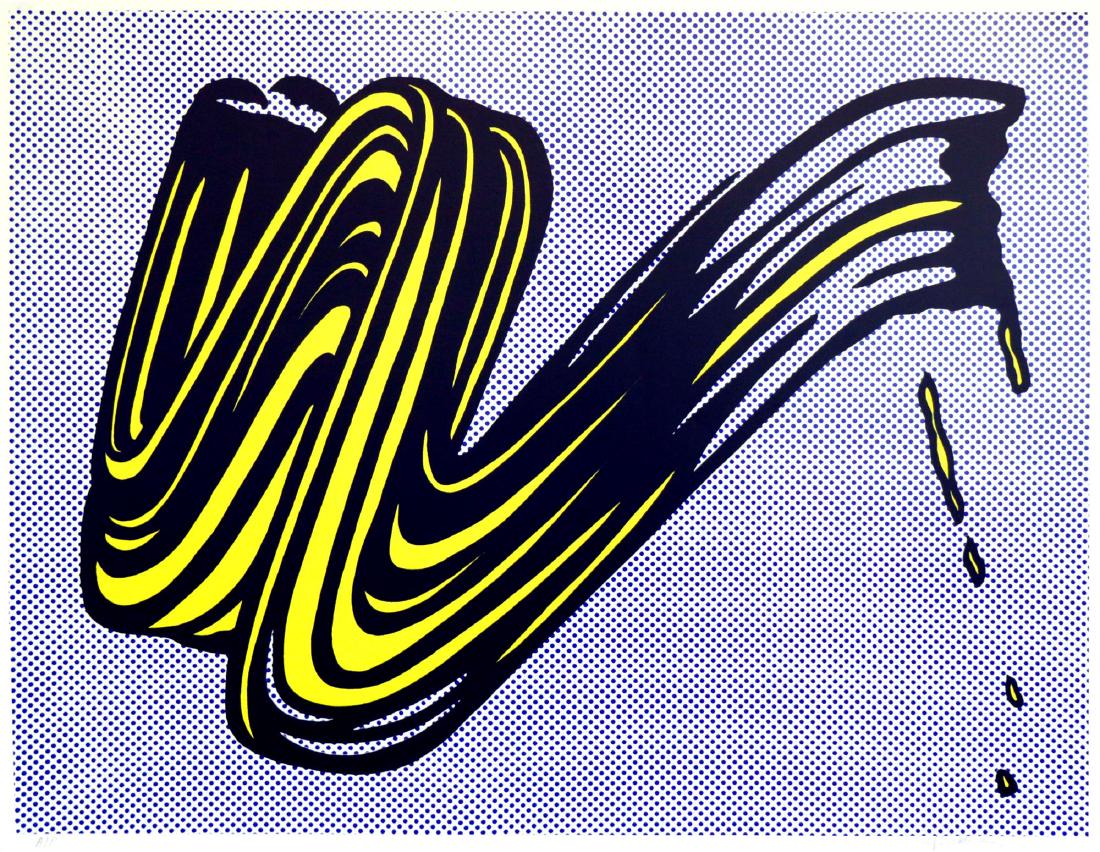 ROY LICHTENSTEIN - Brushstroke (1 of 2)