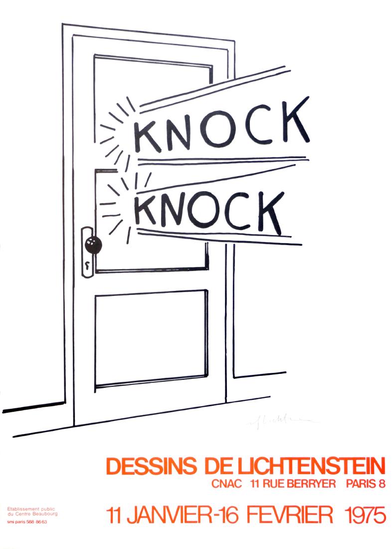 ROY LICHTENSTEIN - Knock Knock (1 of 1)
