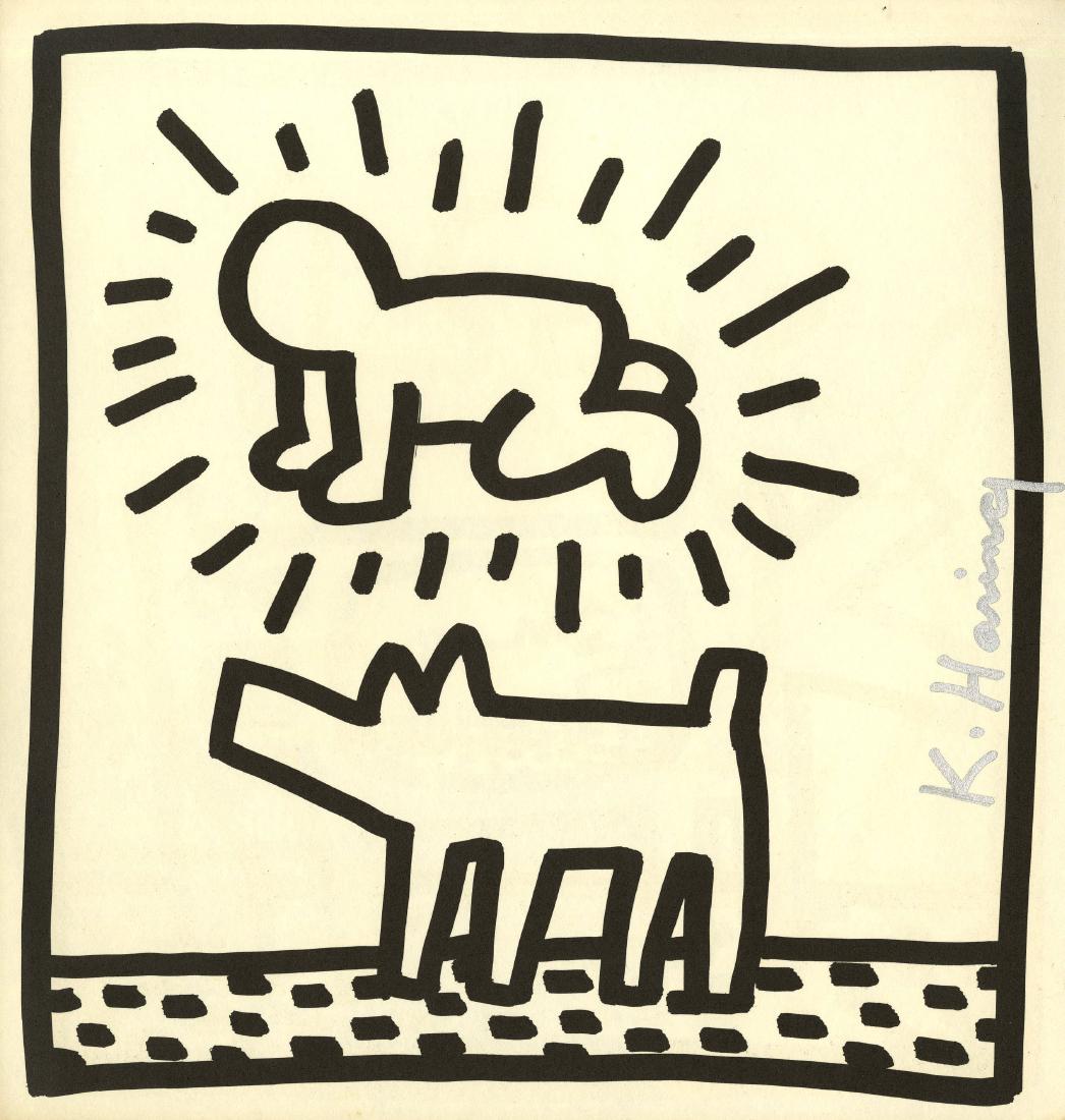 KEITH HARING - Radiant Baby & Dog (1 of 1)