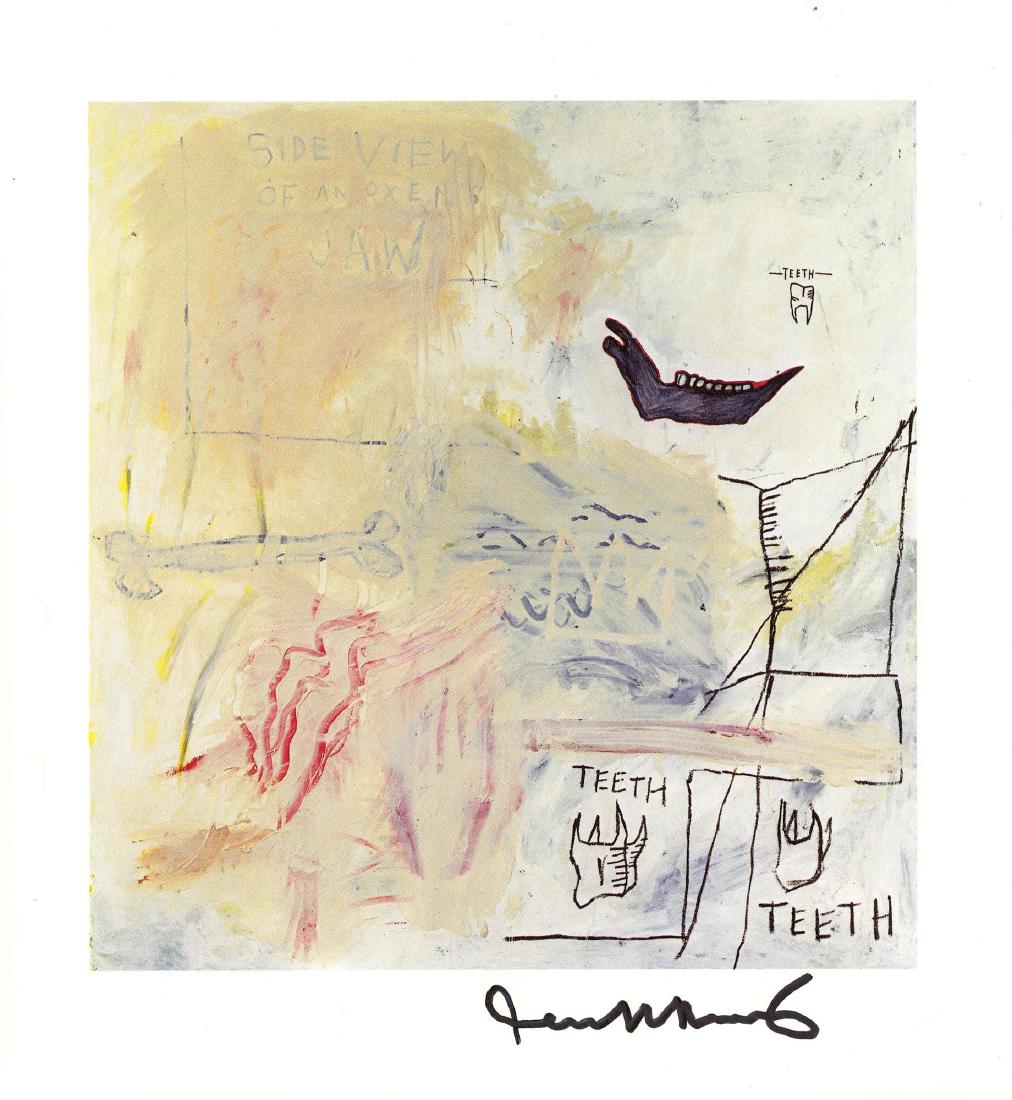 JEAN-MICHEL BASQUIAT - Side View of an Oxen's Jaw (1 of 1)