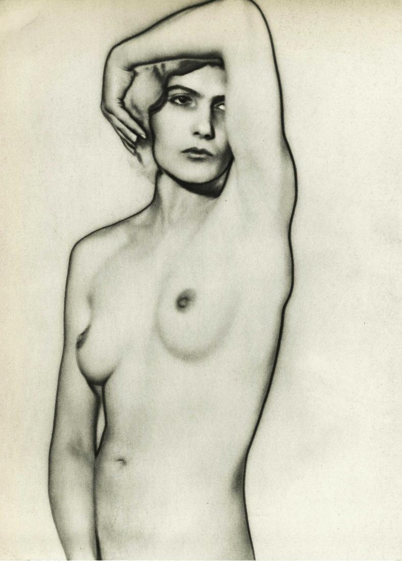 MAN RAY - Solarized Nude - Natacha (Natasha): Man Ray (American, 1890 - 1976). "Solarized Nude - Natacha (Natasha)". Original vintage photogravure. 1929. Printed 1937. Stamped with the photographer's name, verso. Edition unknown, presumed small.
