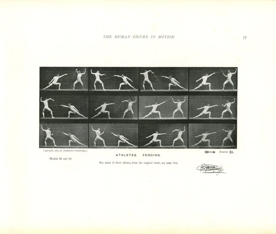 EADWEARD MUYBRIDGE - Athletes: Fencing (1 of 1)
