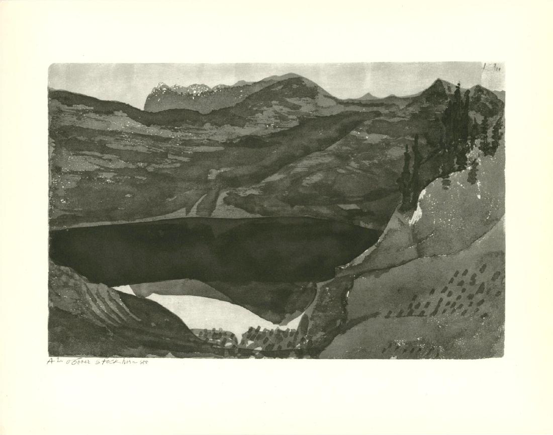 PAUL KLEE - Upper Lake Stockhorn ["Oberer (1 of 2)