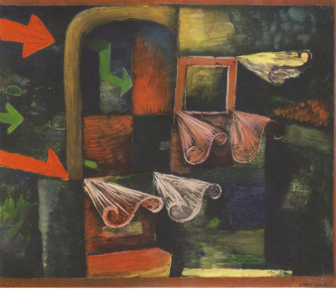 PAUL KLEE - Fire-Wind ["Feuerwind"] (1 of 2)